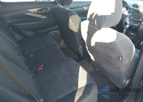 2015 Nissan Rogue Sv из США, поврежденный, VIN KNMAT2MT6FP555918